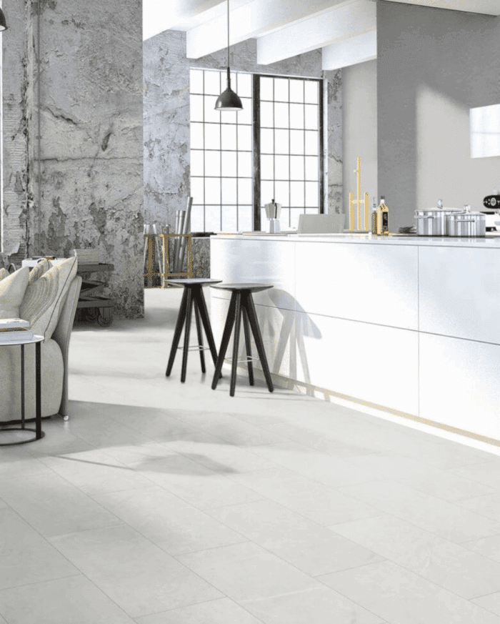 Classen Visio Grande White Granite 56017 tegel laminaat