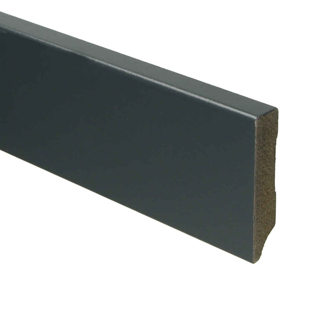 957 MDF Moderne plint 70x15 voorgelakt RAL 7016