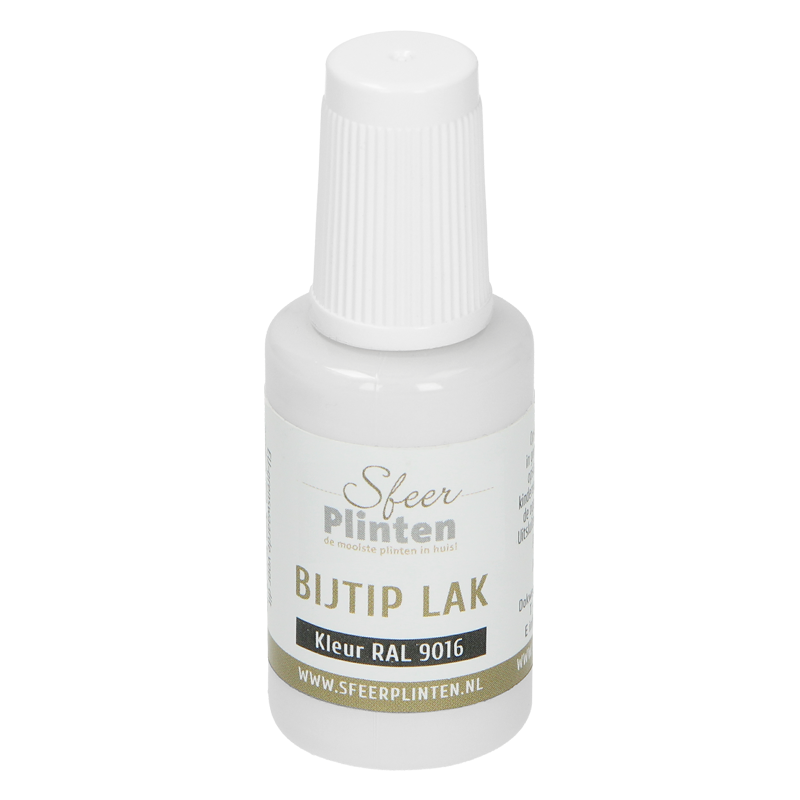 193 Sfeerplinten bij-tip-lak RAL 9016 - 20 ml