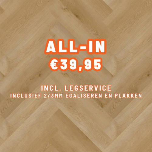 FCN 004 Visgraat Rustiek Eiken Click-PVC