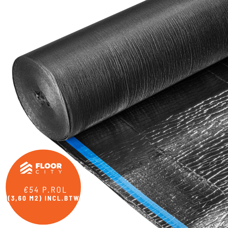 Allround ondervloer laminaat/parket 2 mm 15m2 (3,60 m2) Incl.BTW