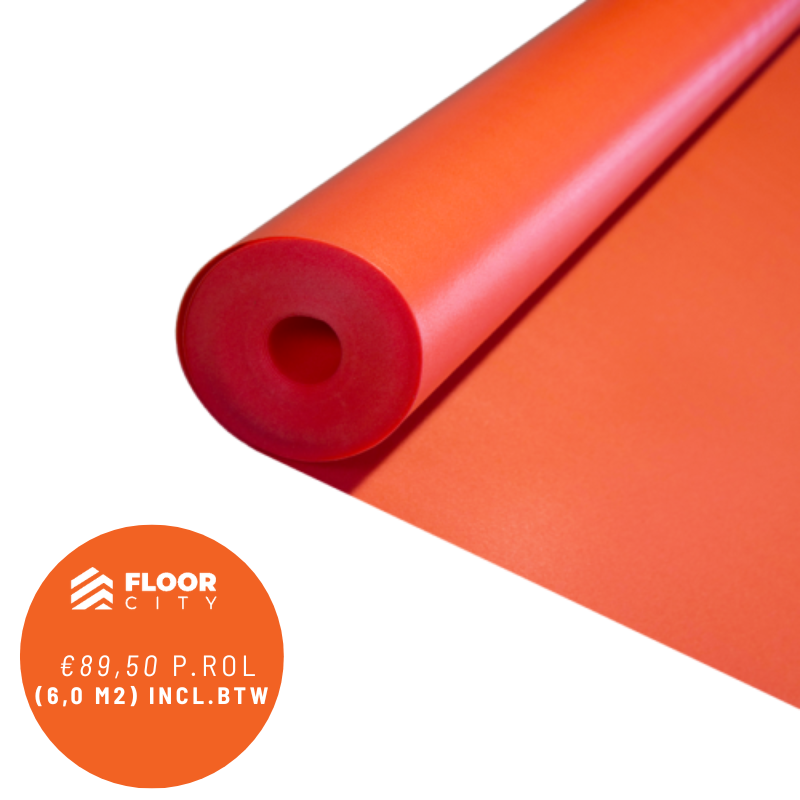 RedFloor 1.0 400 kPa + 10 dB PVC klik (6 m2) Incl.BTW