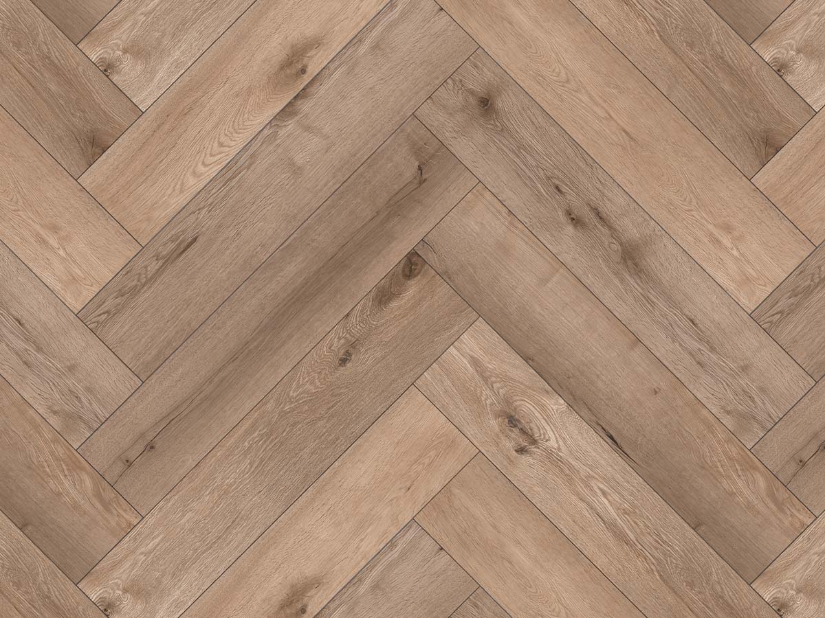 Dryback Melange Oak Visgraat DBGR-504-HB