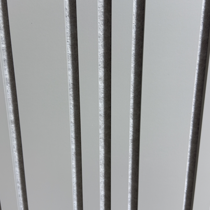 2 Slat Light Grey / Light Cream Wandpaneel Mix