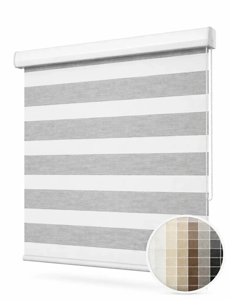 Duo Rolgordijn op Maat – Zebra