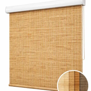geweven hout rolgordijn op maat