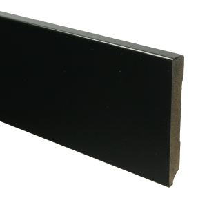 941 MDF Moderne plint 120x15 voorgelakt RAL 9005