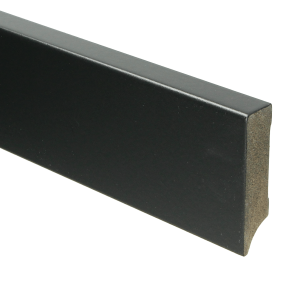 944 MDF Moderne plint 70x18 voorgelakt RAL 9005