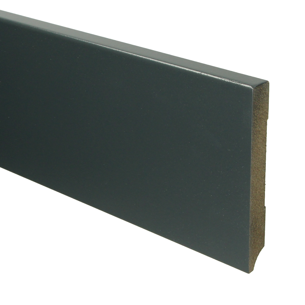 959 MDF Moderne plint 120x15 voorgelakt RAL 7016