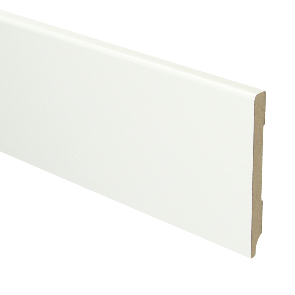 972 MDF Moderne plint 90x9 voorgelakt RAL 9016