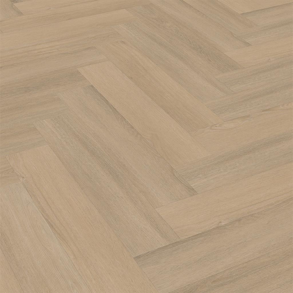 FC Spigato Warm Beige 1504 Visgraat Dryback PVC