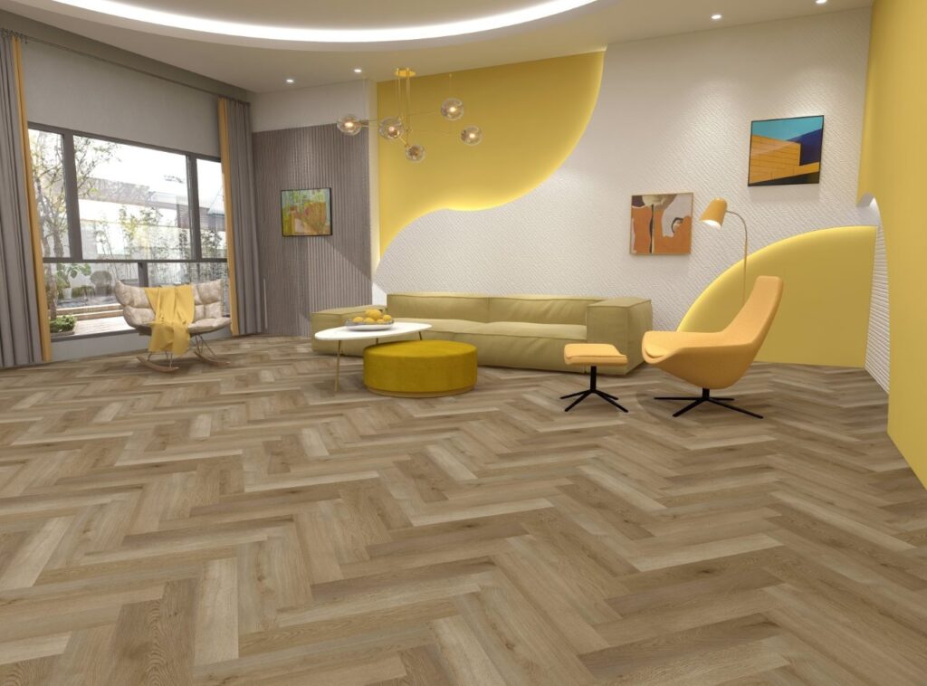 FC Forest Herringbone PVC Visgraat